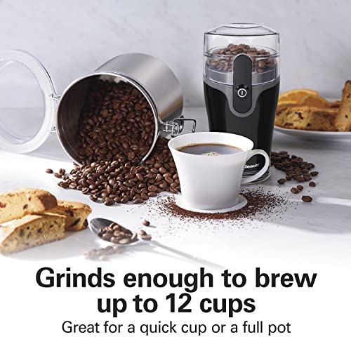 Electric Coffee Grinder and Spice Grinder with 2 Stainless Steel Blades  Removable Bowls