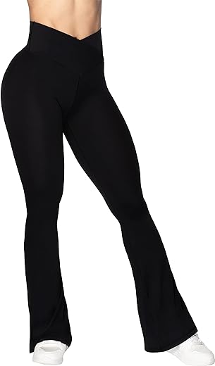 NORMOV 4 Piece Butt Lifting Workout Leggings for Women